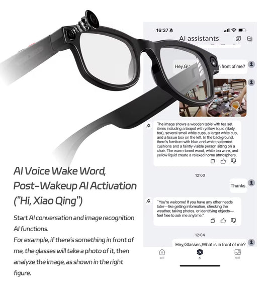 Lunettes IA avec Camera
