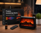 Humidificateur d’air effet cheminée LED